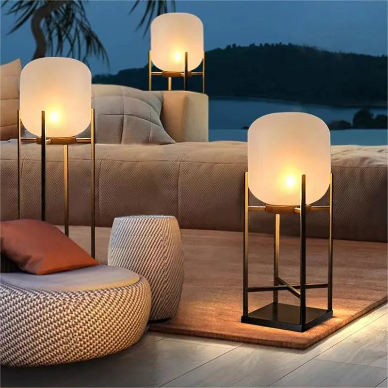 Waterproof Solar Garden Lamp and Outdoor Floor Light for Villa Decoration