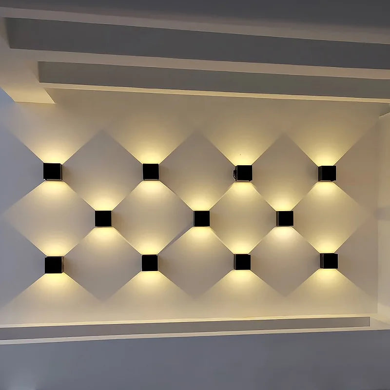 6W/12W Waterproof LED Wall Sconce for Outdoor and Indoor Use