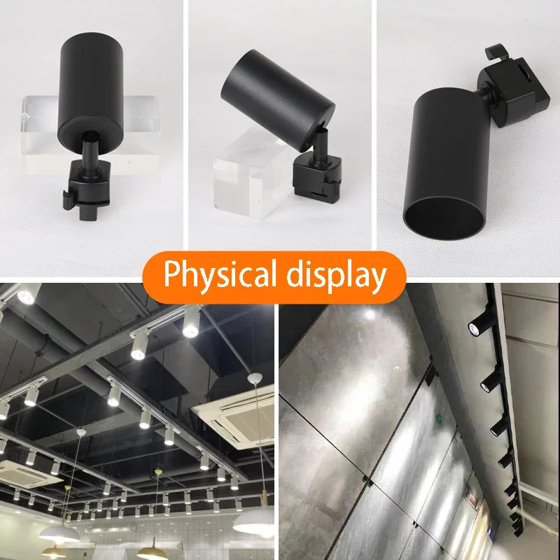 LED Track Spotlight for Indoor Lighting and Decoration