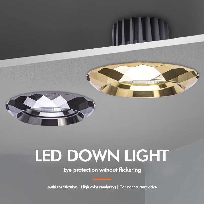 Dimmable Thick Aluminum LED Recessed Spotlight