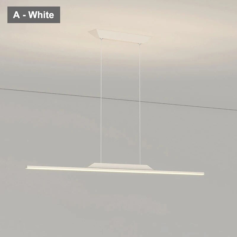 Nordic Flat Line Pendant Light for Kitchen and Bar