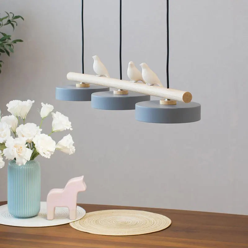 Modern Nordic LED Minimalist Bird Macaron Iron Decor