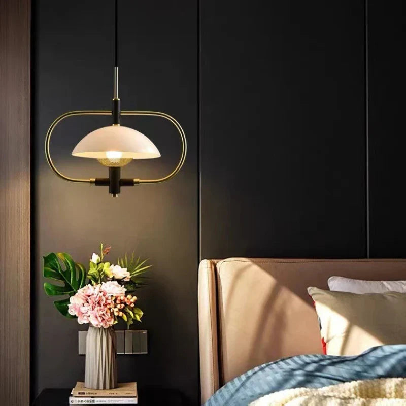 Creative Medieval Minimalist Glass Bedside Lamp