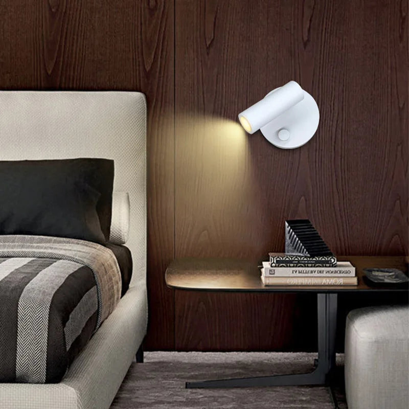 Rechargeable Wireless LED Wall Lamp with Touch Dimmer