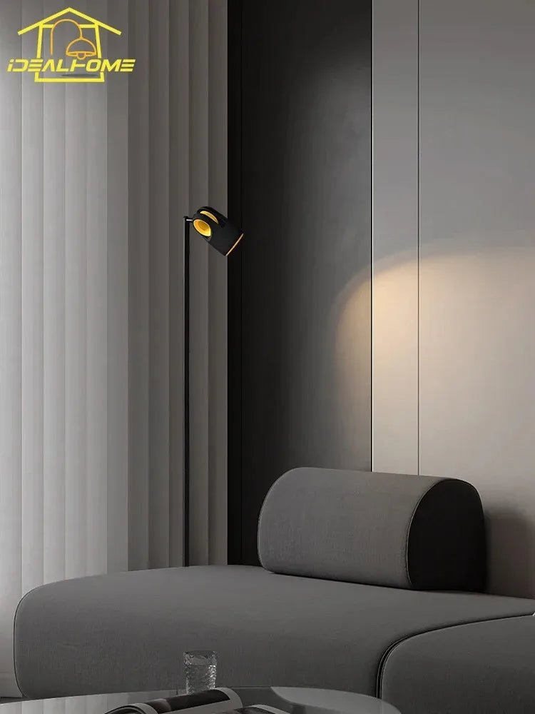Modern Italian Minimalist Floor Lamp with Adjustable Ambiance