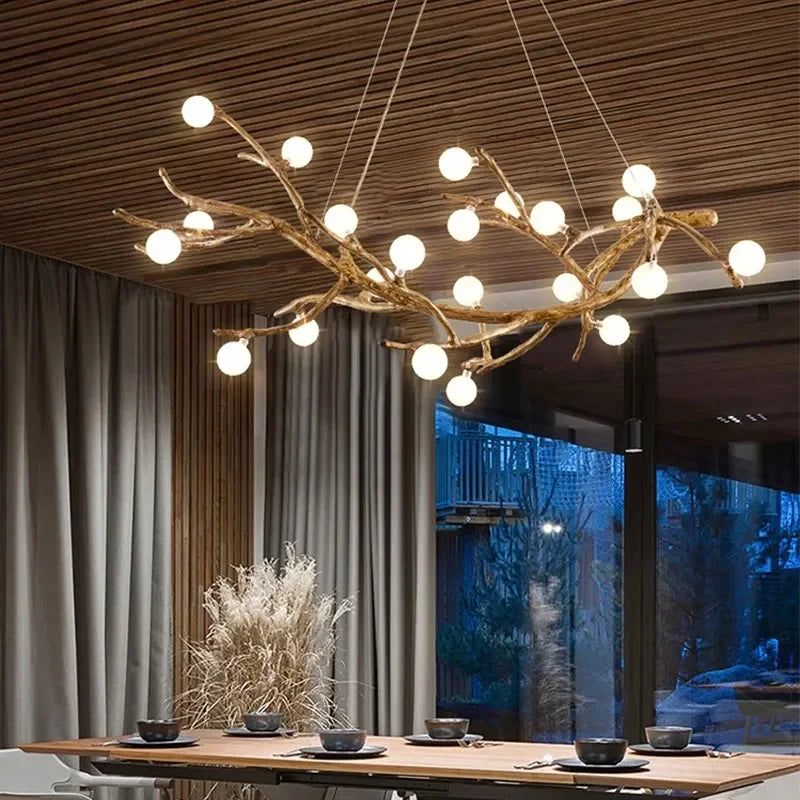 Modern Minimalist LED Chandelier for Living Room, Restaurant & Hotel