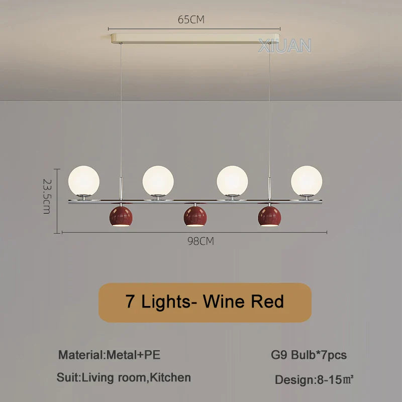 Round LED Suspension Chandelier for Dining Table