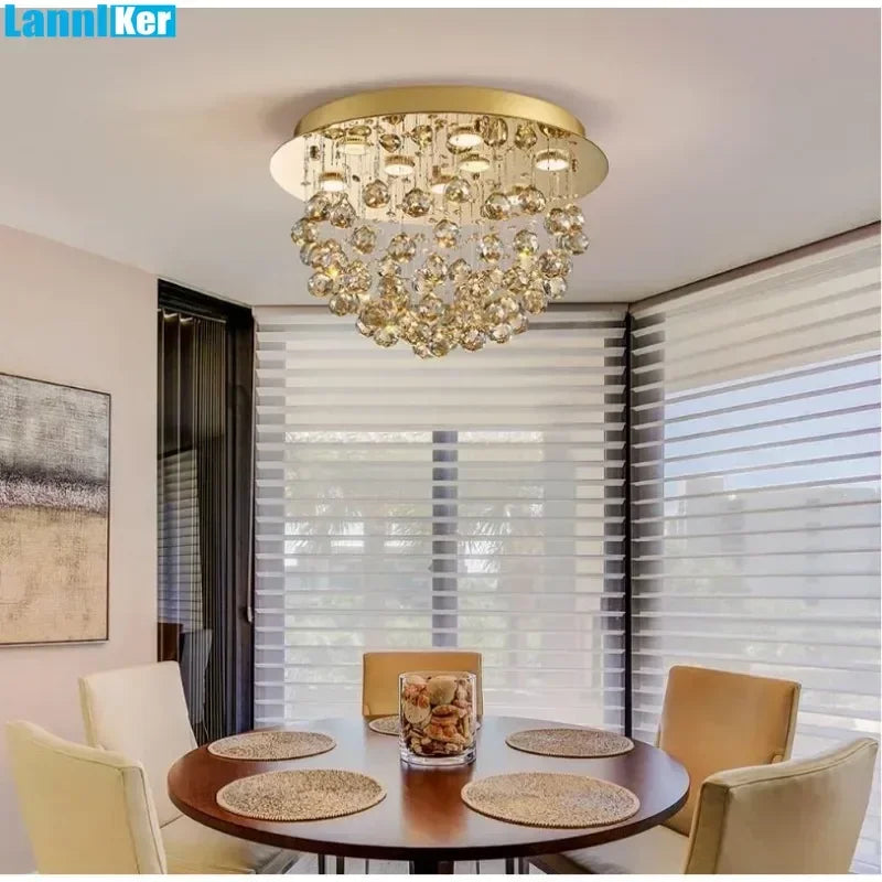 Modern Crystal Chandelier for Elegant Indoor Lighting