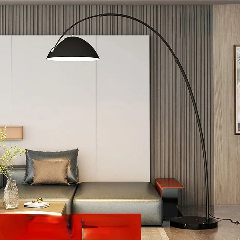 Modern Simple Arc Floor Lamp with Shade