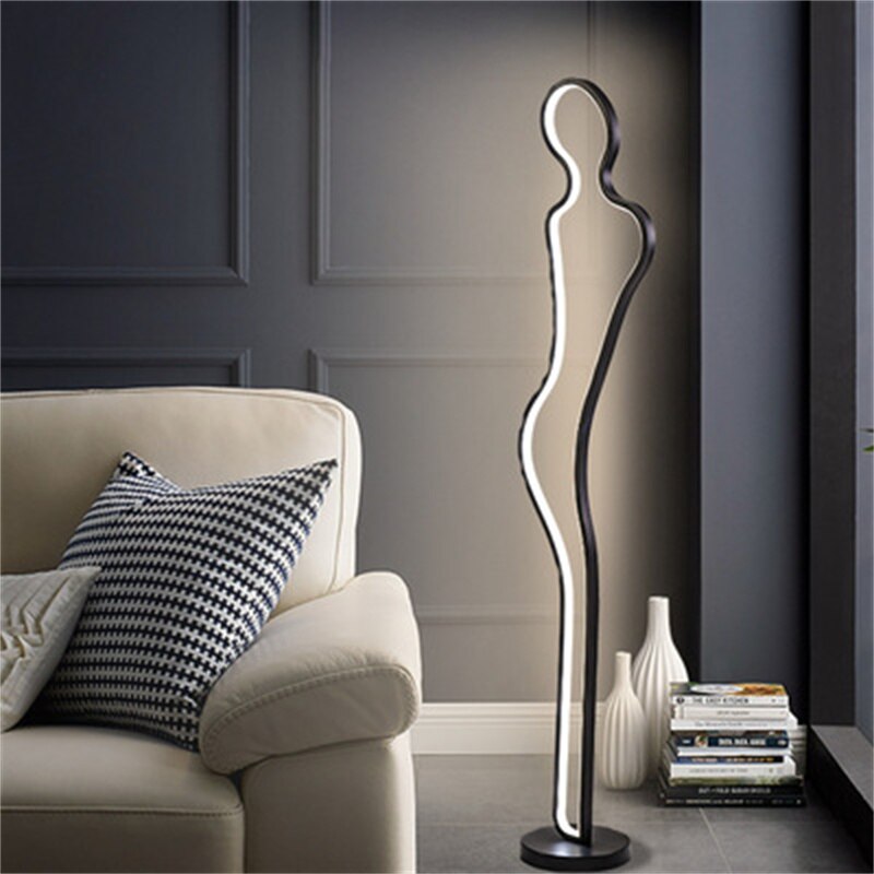 LED Human Figure Design Floor Lamp Linus