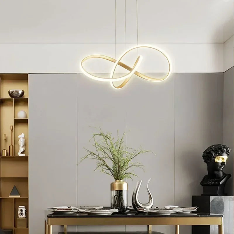 Scandinavian Minimalist LED Chandelier
