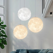 3D Printed Moon Ball Pendant