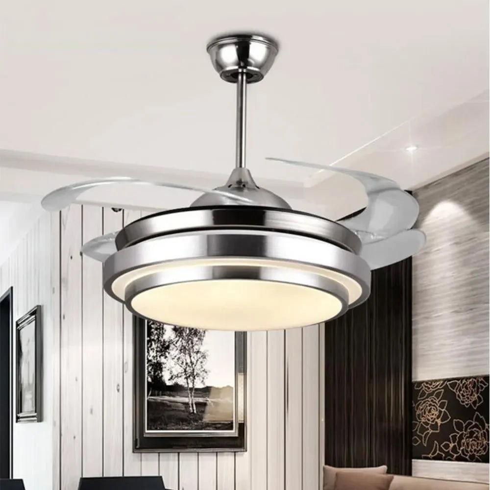 Modern Ceiling Fan with Lights and Remote Control