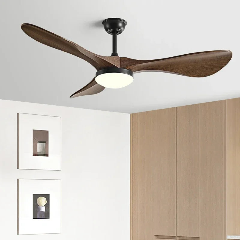 Electric Ceiling Fan with Light and Remote Control
