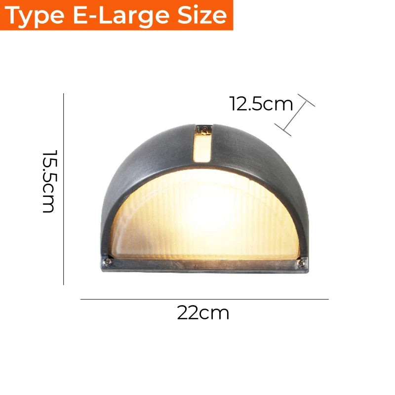 Vintage Industrial Outdoor LED Wall Sconce E27 Waterproof IP65