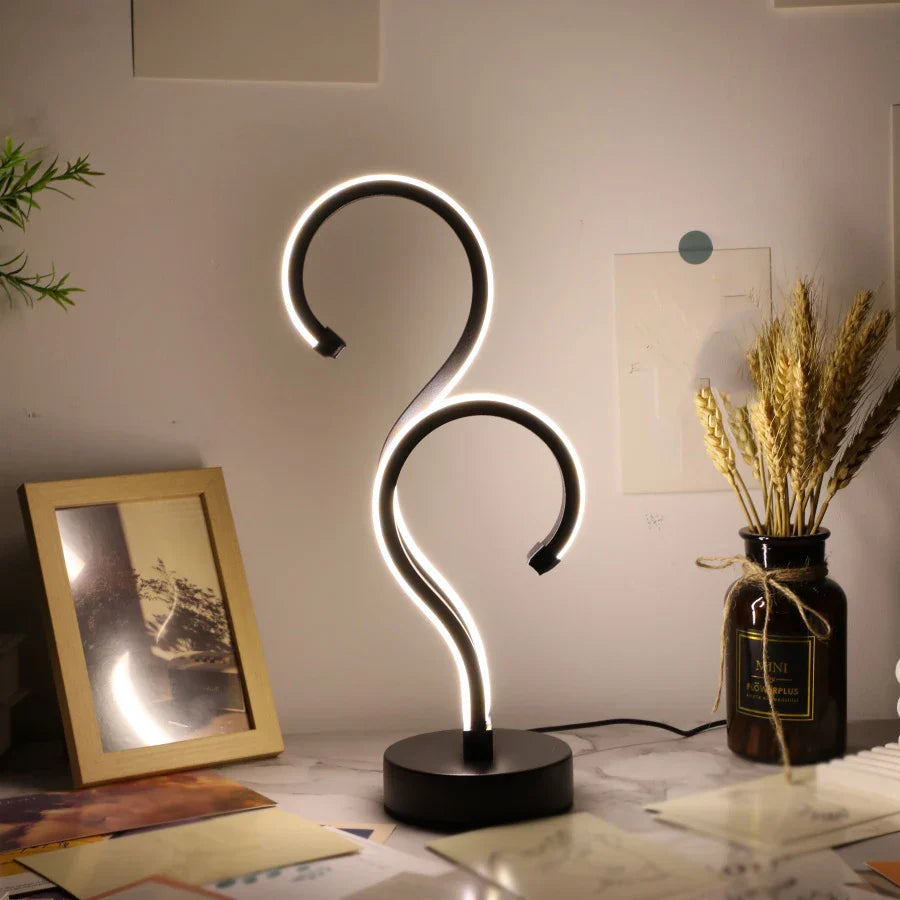 Creative Desk Lamp with Adjustable Brightness and 3 Color Modes for Eye Protection