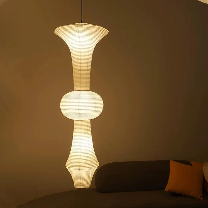 Akari Rice Paper LED Pendant Light - Modern Loft Home Decor