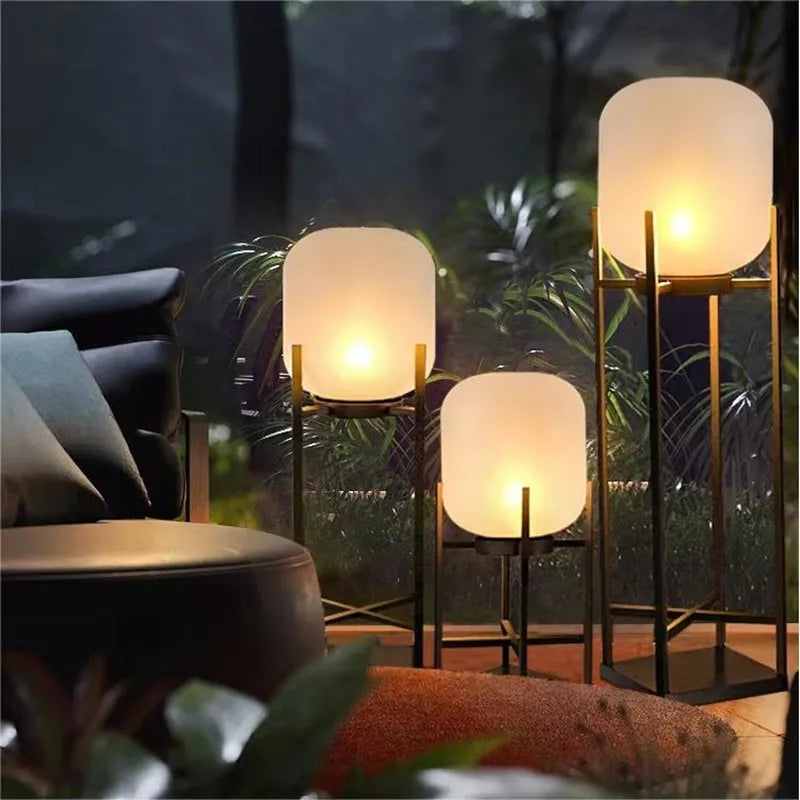Waterproof Solar Garden Lamp and Outdoor Floor Light for Villa Decoration