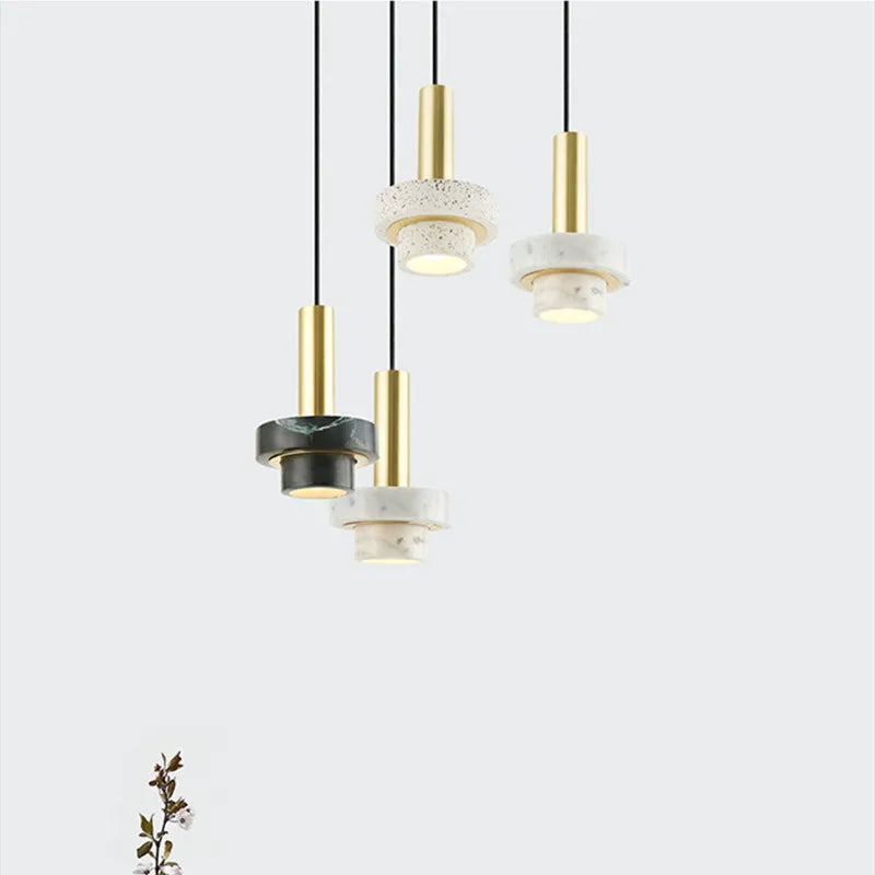 Modern Luxury Marble Pendant Light for Restaurant & Café Décor