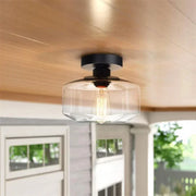 Modern Nordic Glass LED Ceiling Light for Home Decor