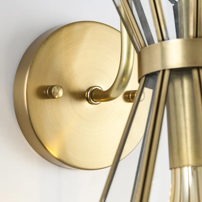 Luxury Copper LED Wall Sconce