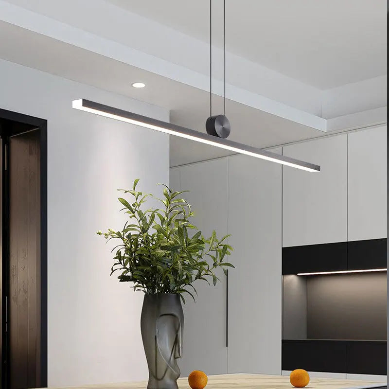 Modern Minimalist LED Pendant Lights for Living Room, Dining Room, Kitchen - Black Chandelier Home Decor