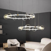 Luxury Bubble Long Strip LED Lighting with Creative Clear Glass