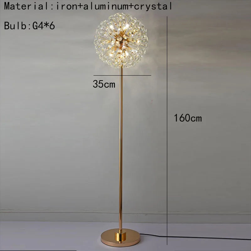 Modern LED Dandelion Floor Lamp for Home Decor