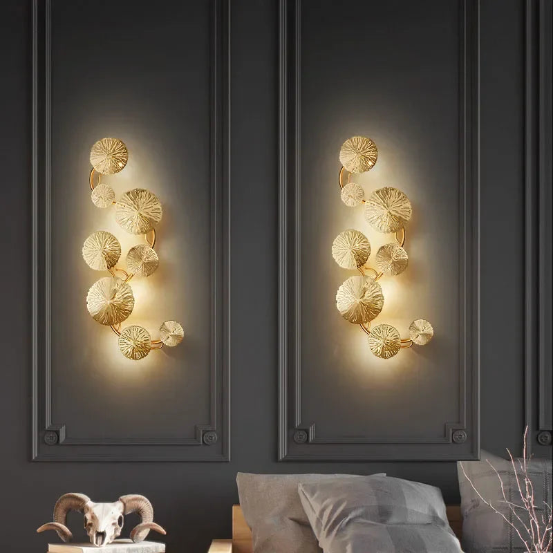 Modern Lotus Leaf Wall Sconce
