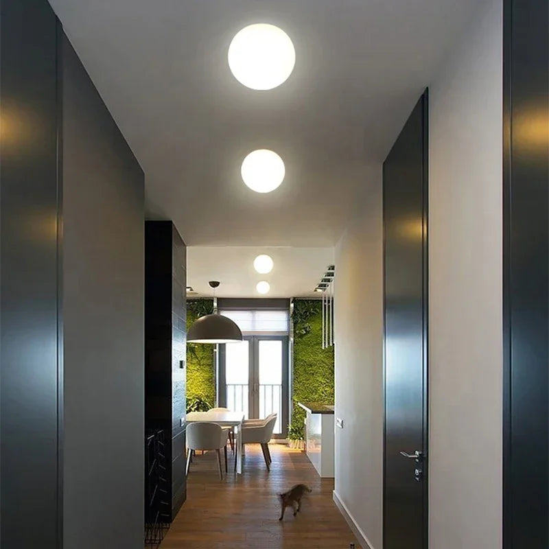 Modern Glass Ceiling Light for Elegant Interior Decor