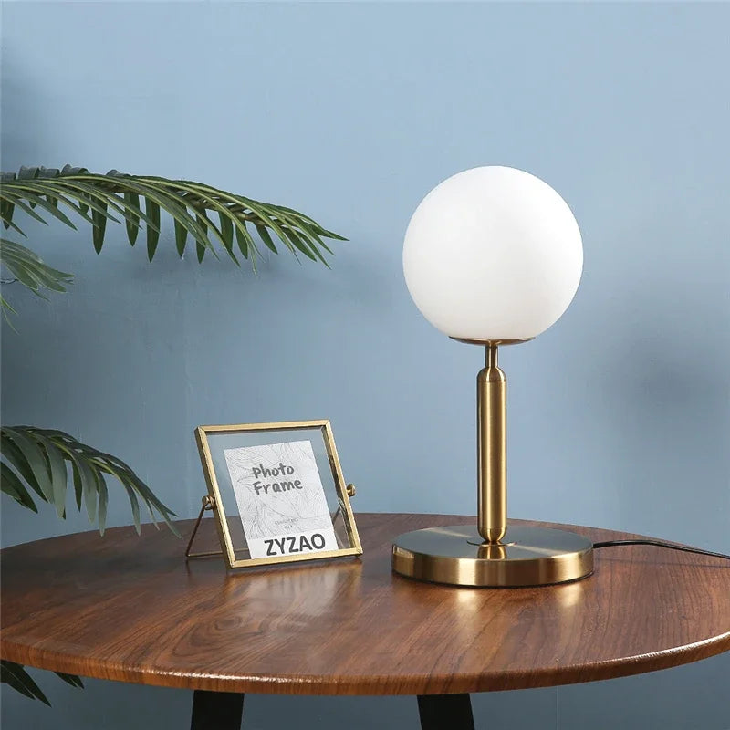 Modern Glass Desk Lamp for Home Décor