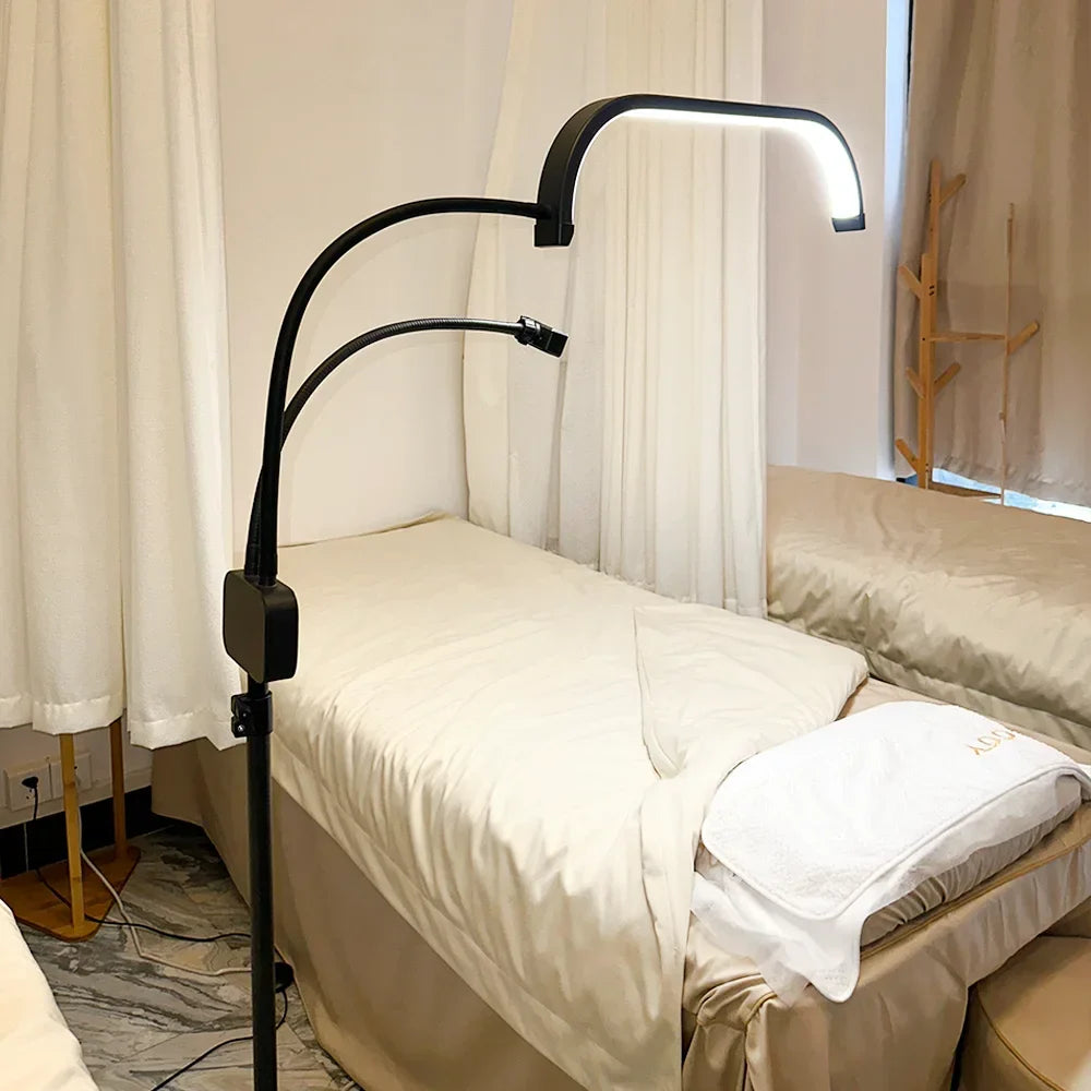Adjustable LED Floor Lamp for Beauty and Aesthetic Salon