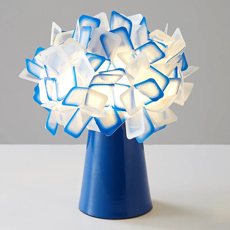 Modern Slamp Clizia Desk Lamp - PVC Flower Design