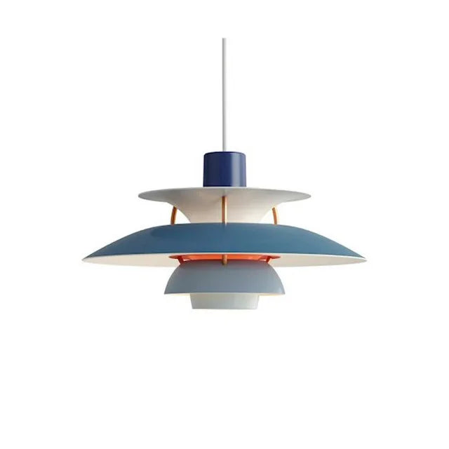 Modern Colorful LED Pendant Umbrella Chandelier for Dining Room, Bar, and Restaurant Lighting