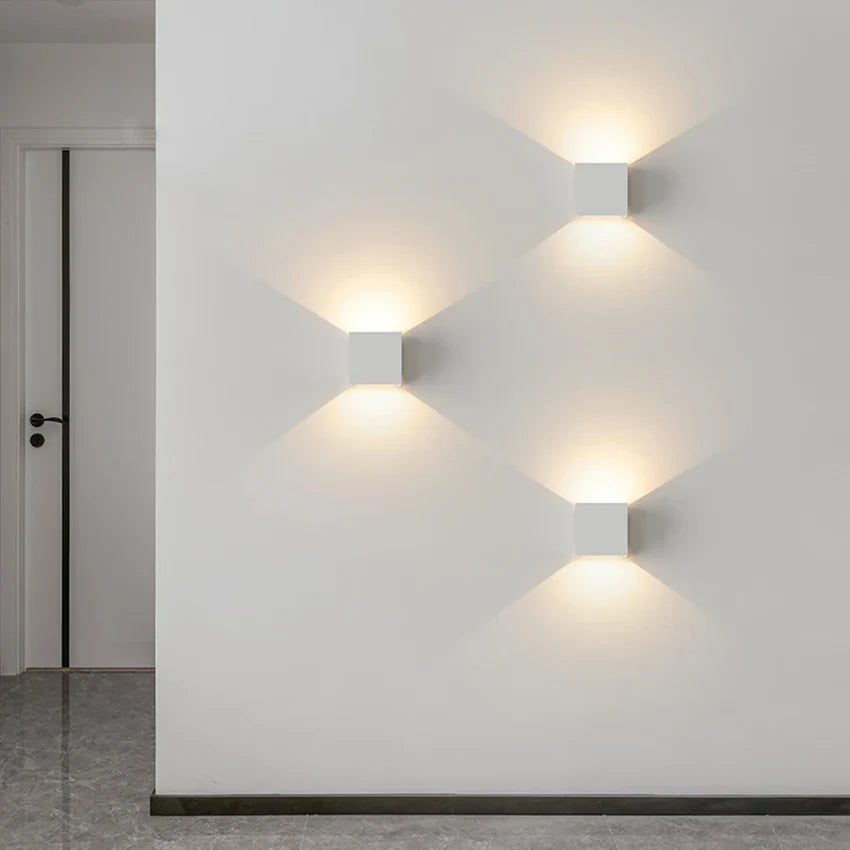Modern 6W LED Wall Sconce - Minimalist Indoor Lighting for Living Room, Bedroom, and Hallway