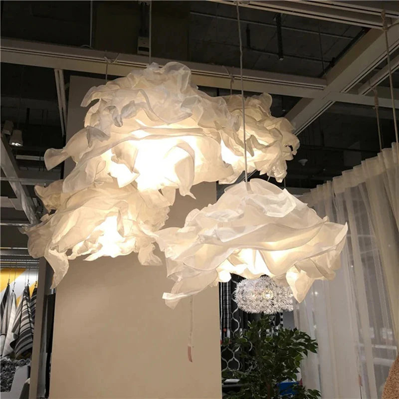 Elegant Cloud Paper Pendant Light for Modern Home Decor