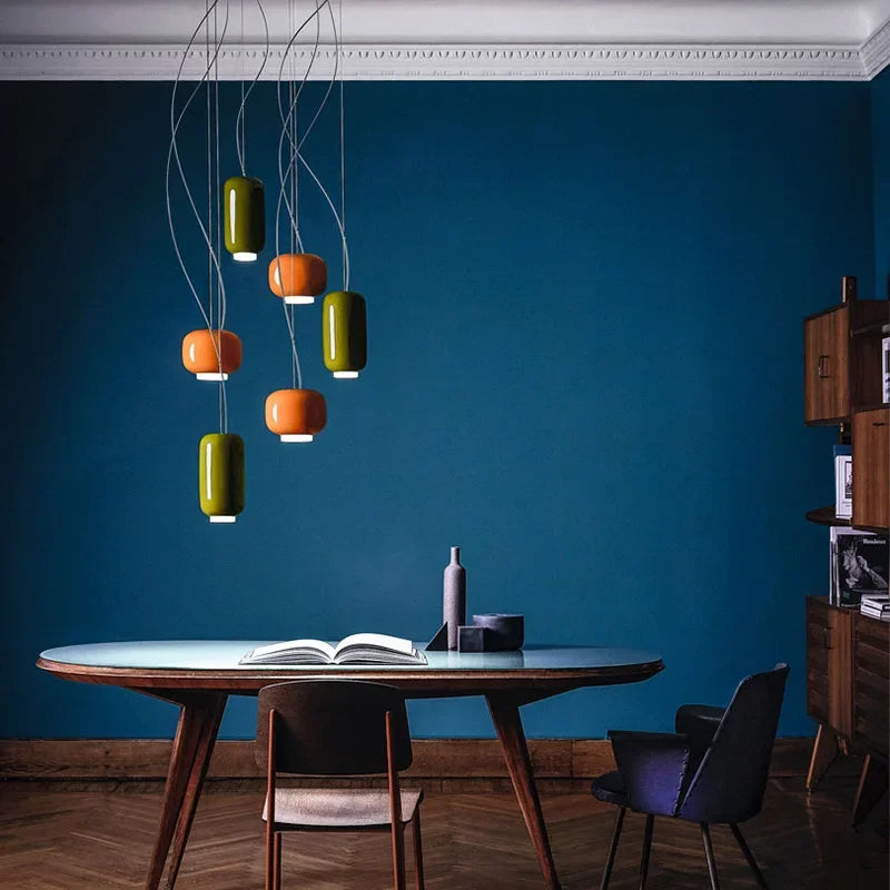 Italian Glass Pendant Light for Bars and Restaurants