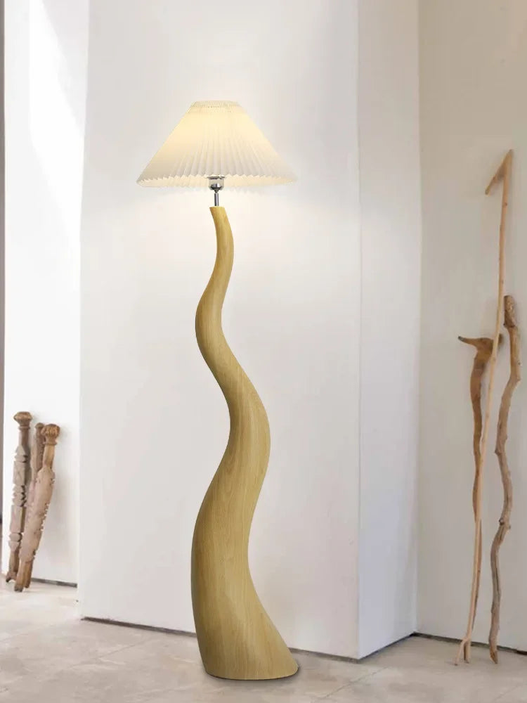 Curved Nordic Floor Lamp - Premium Mushroom Design
