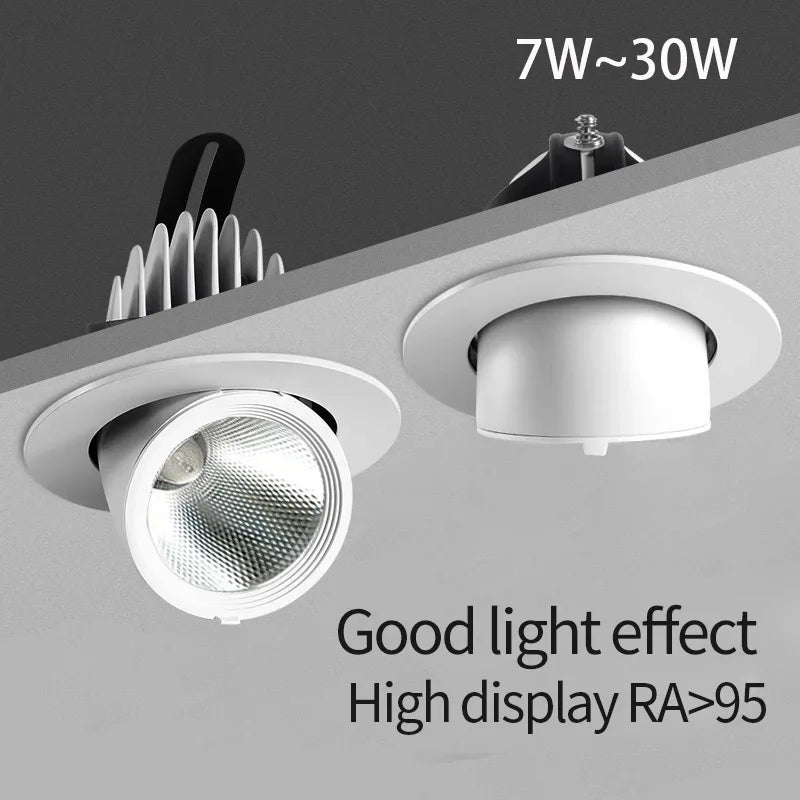Adjustable Beam Angle Recessed LED Spotlight