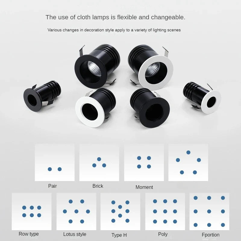 Mini LED Spot Light for Integrated Lighting and Modern Design