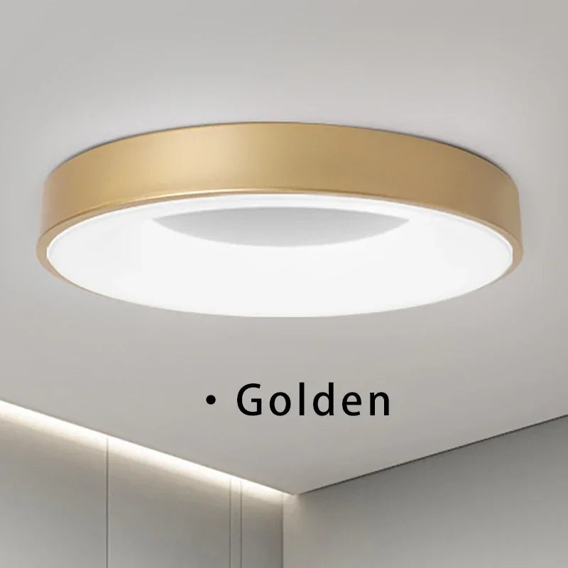 Modern Nordic Simple Circular LED Ceiling Light