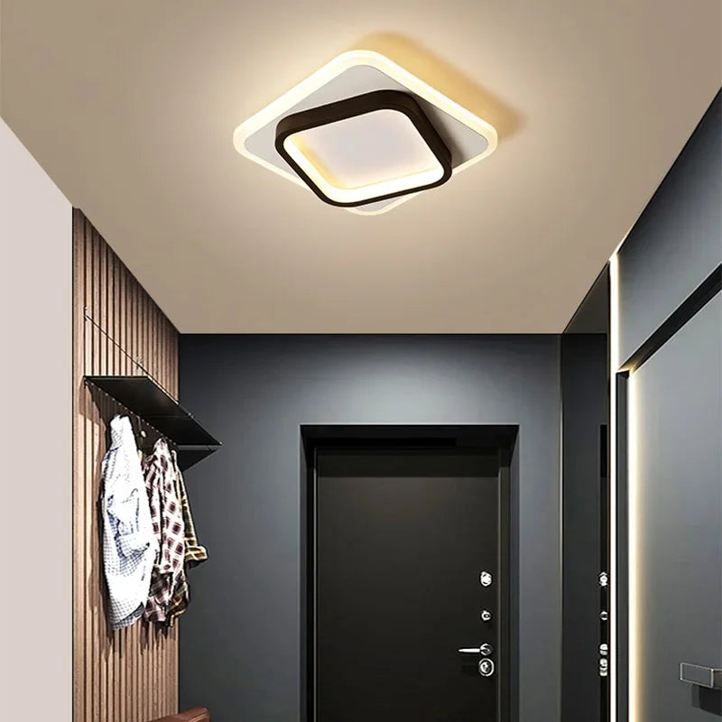 Modern LED Indoor Ceiling Light for Hallways, Stairs, and More