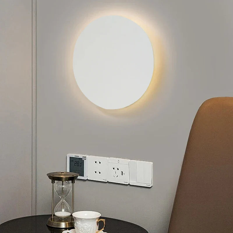 Modern Minimalist Colorful Iron LED Wall Sconce