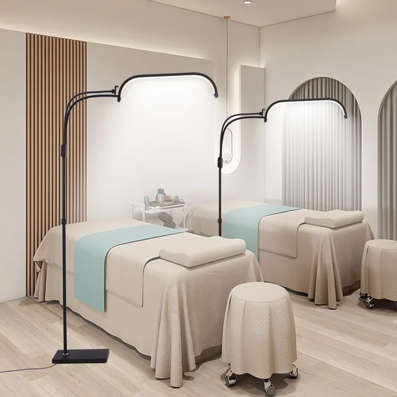 Adjustable LED Floor Lamp for Beauty and Aesthetic Salon