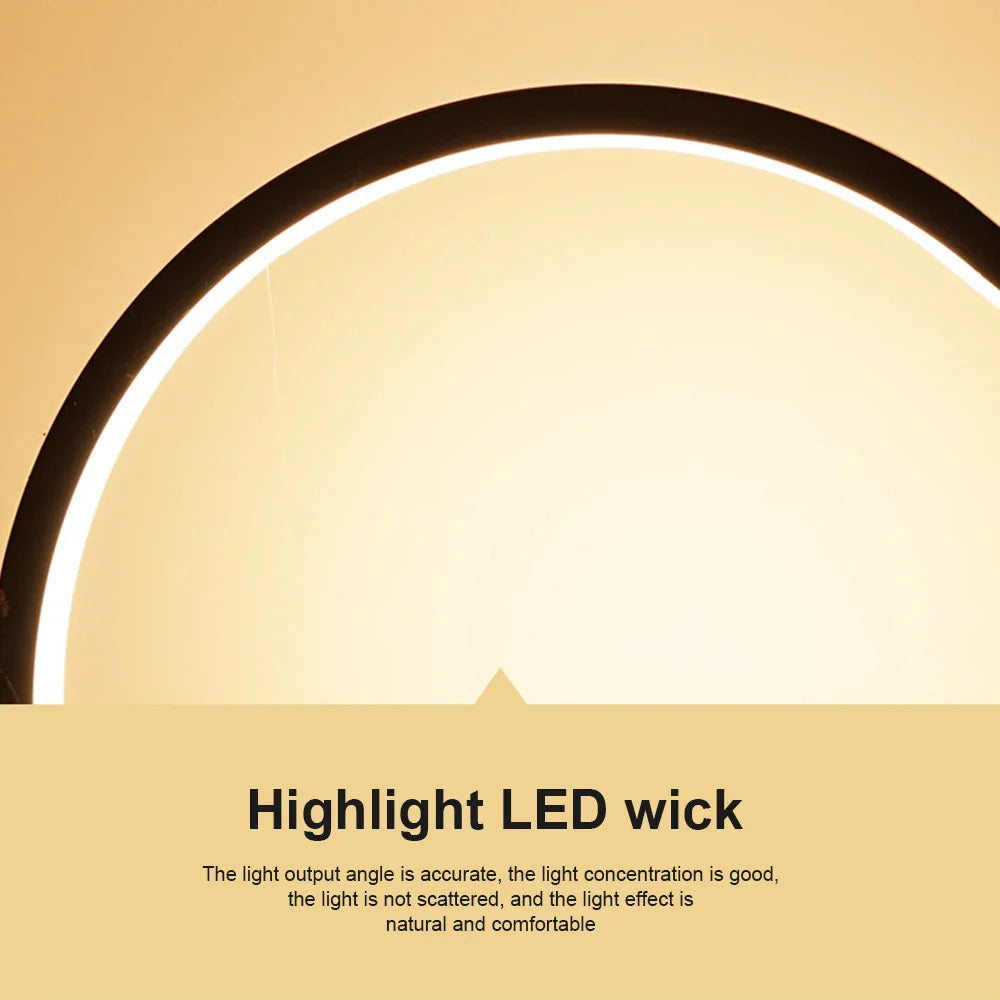 USB Rechargeable Touch Control LED Desk Lamp with 3 Brightness Levels for Reading and Studying