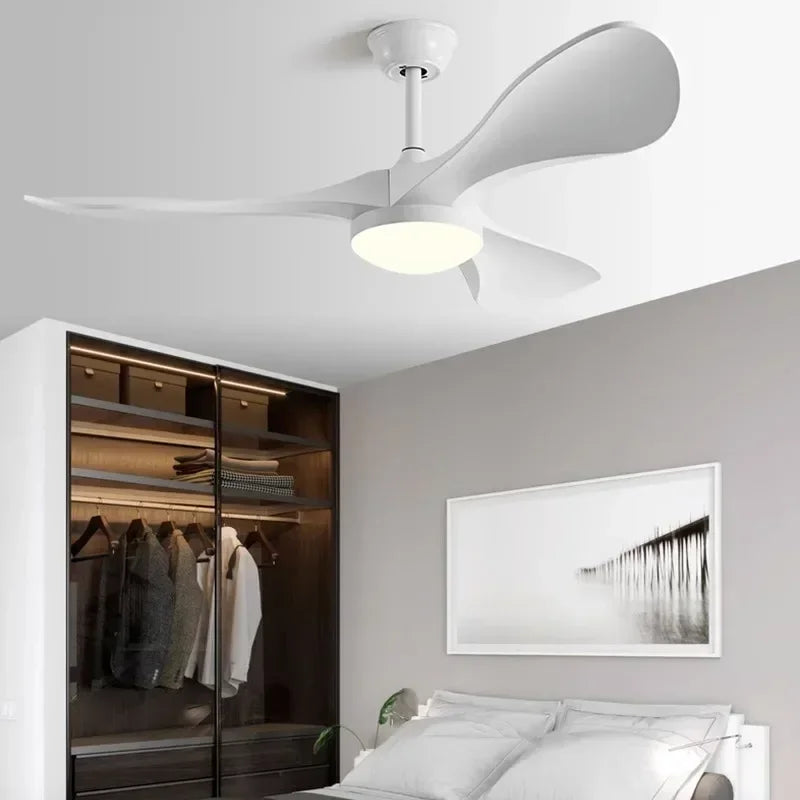 Electric Ceiling Fan with Light and Remote Control