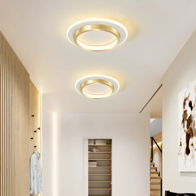 Modern LED Indoor Ceiling Light for Hallways, Stairs, and More