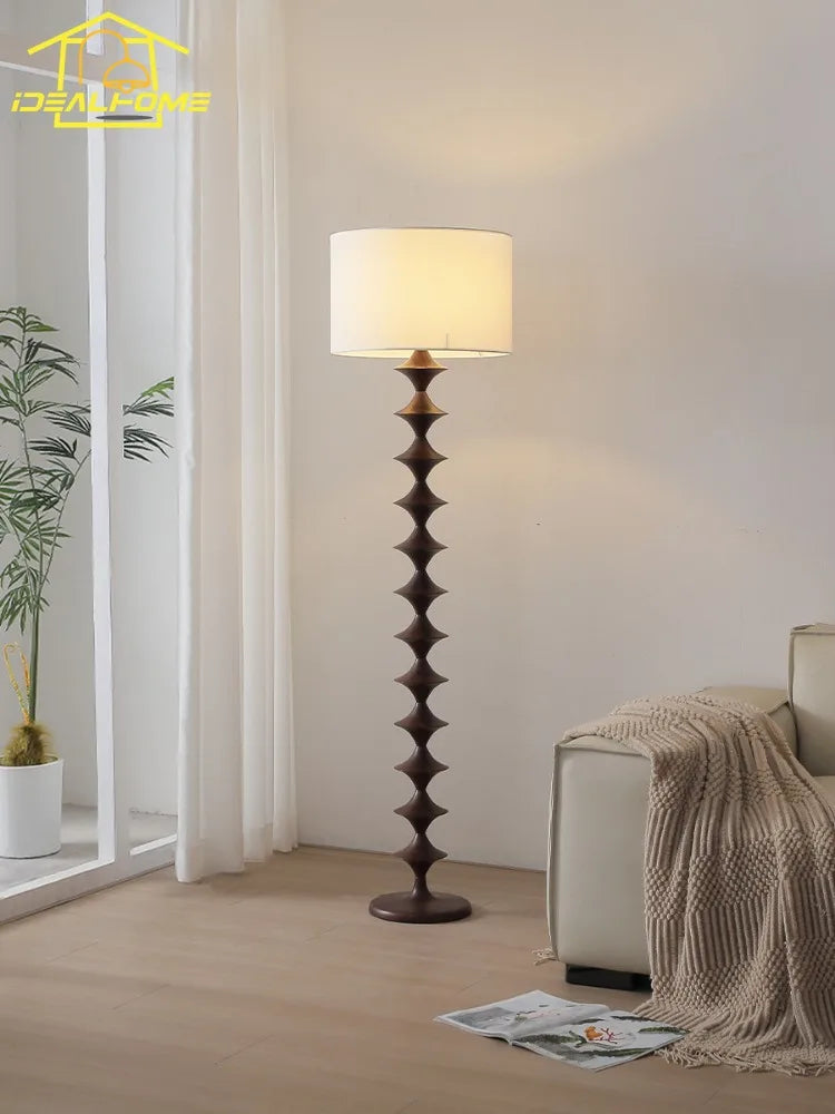 Retro Medieval Gourd-Shaped Decorative Floor Lamp with LED Light