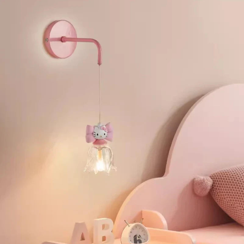 Cute Kitten Nightstand Lamp for Kids' Room Decor