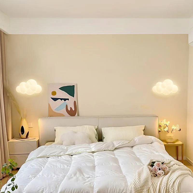 Cloud and Star Wall Light for Kids' Room